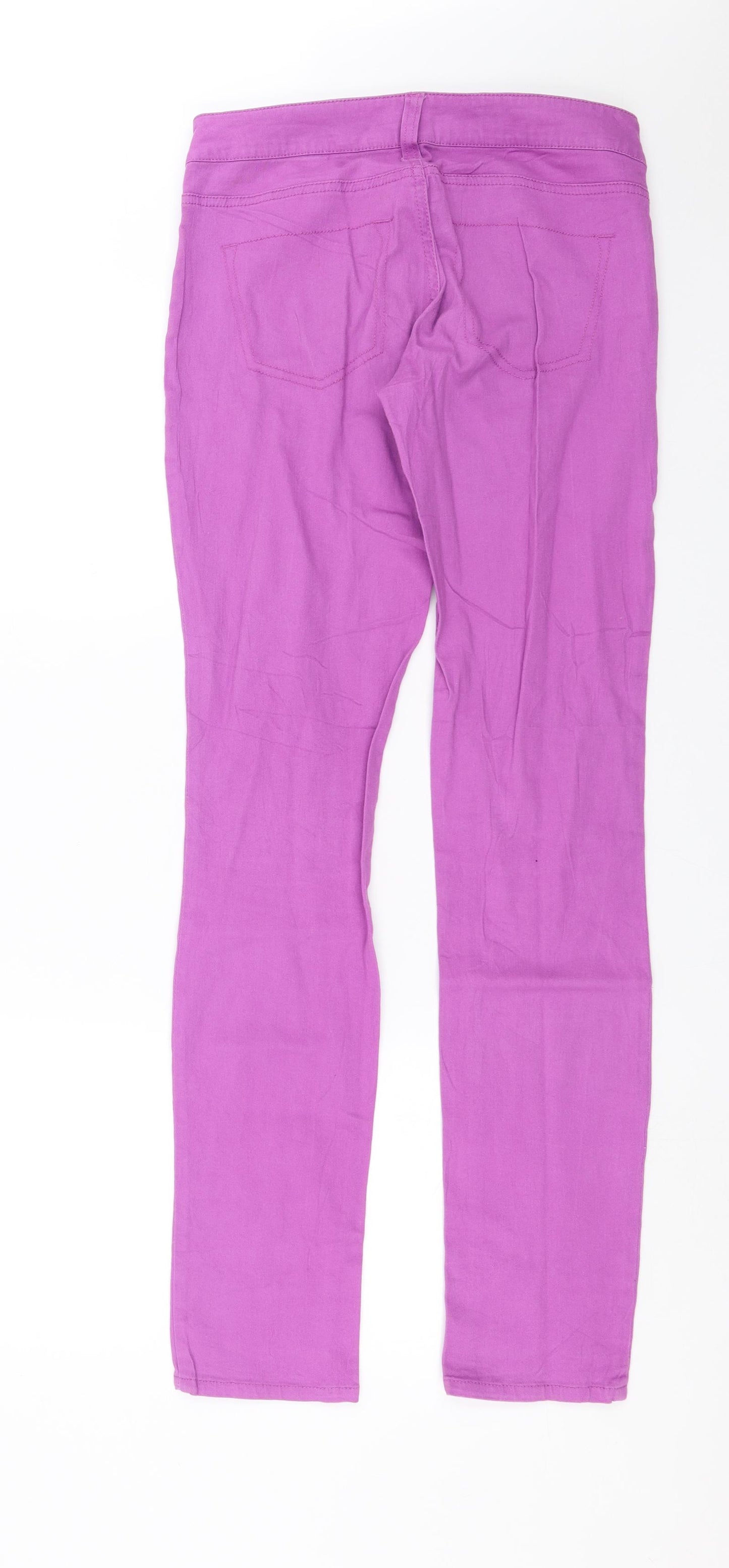 Fishbone Womens Purple  Denim Skinny Jeans Size S L32 in