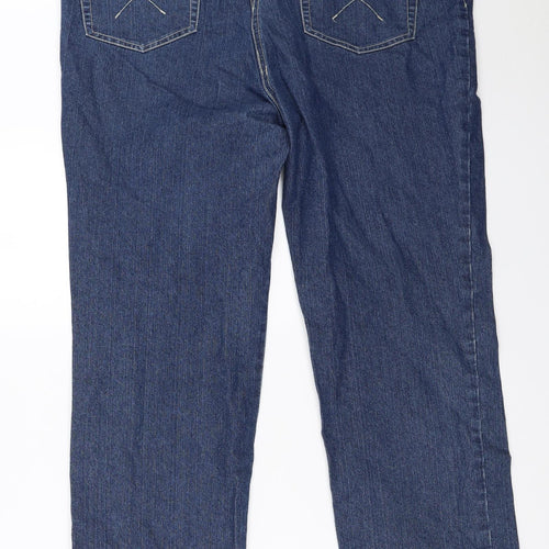 Olivia Womens Blue  Denim Straight Jeans Size 39 in L28 in