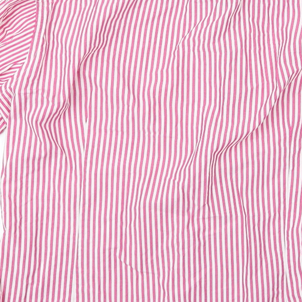 Steel & Jelly Mens Red Striped   Button-Up Size M  - Steel & Jelly