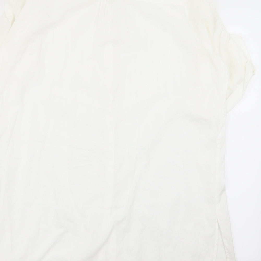 Nougat Womens White   Basic Button-Up Size 4