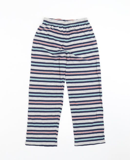TU Boys Grey Striped   Pyjama Pants Size 6-7 Years