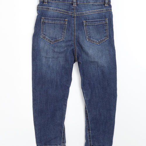 George Boys Blue  Denim Straight Jeans Size 3-4 Years