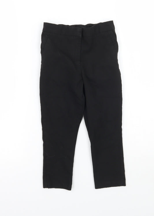 George Boys Black   Capri Trousers Size 3-4 Years