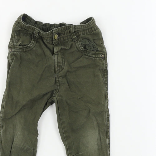 Matalan  Boys Green   Straight Jeans Size 2-3 Years