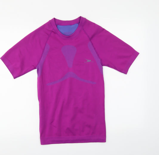 Preworn Womens Purple   Basic T-Shirt Size L