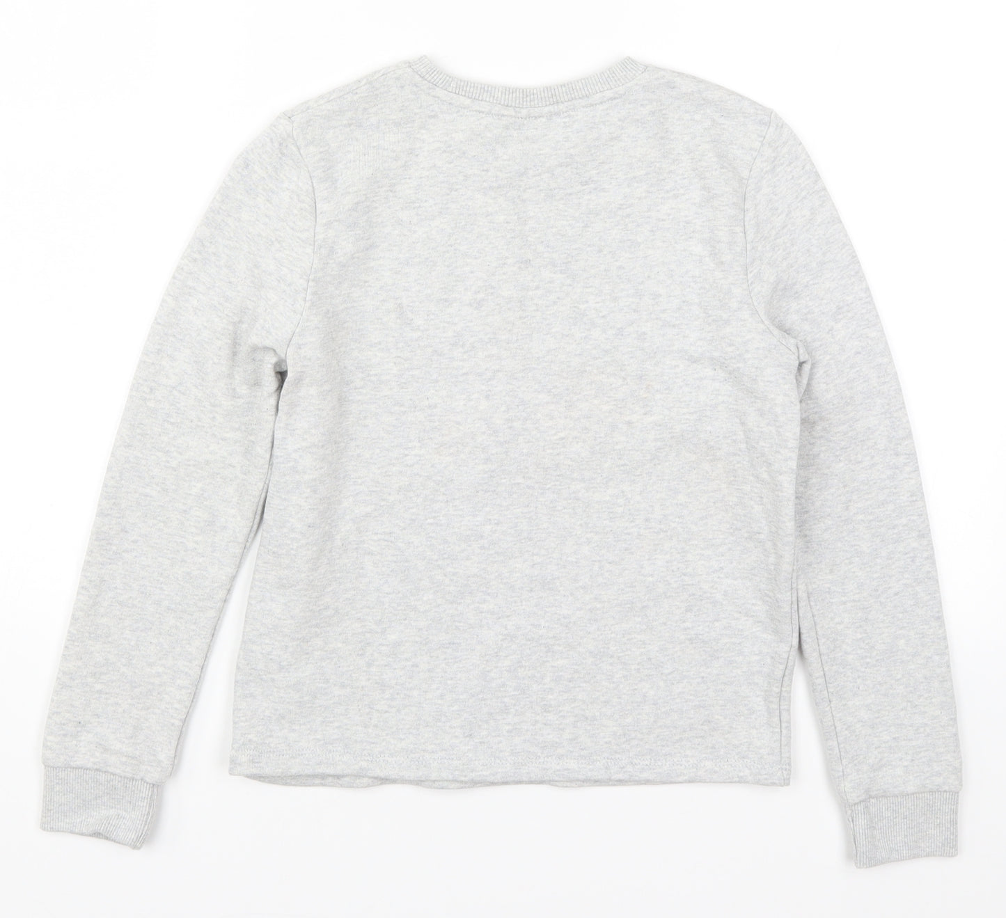 F&F Girls Grey   Pullover Sweatshirt Size 9-10 Years  - Team Unicorn Always Believe