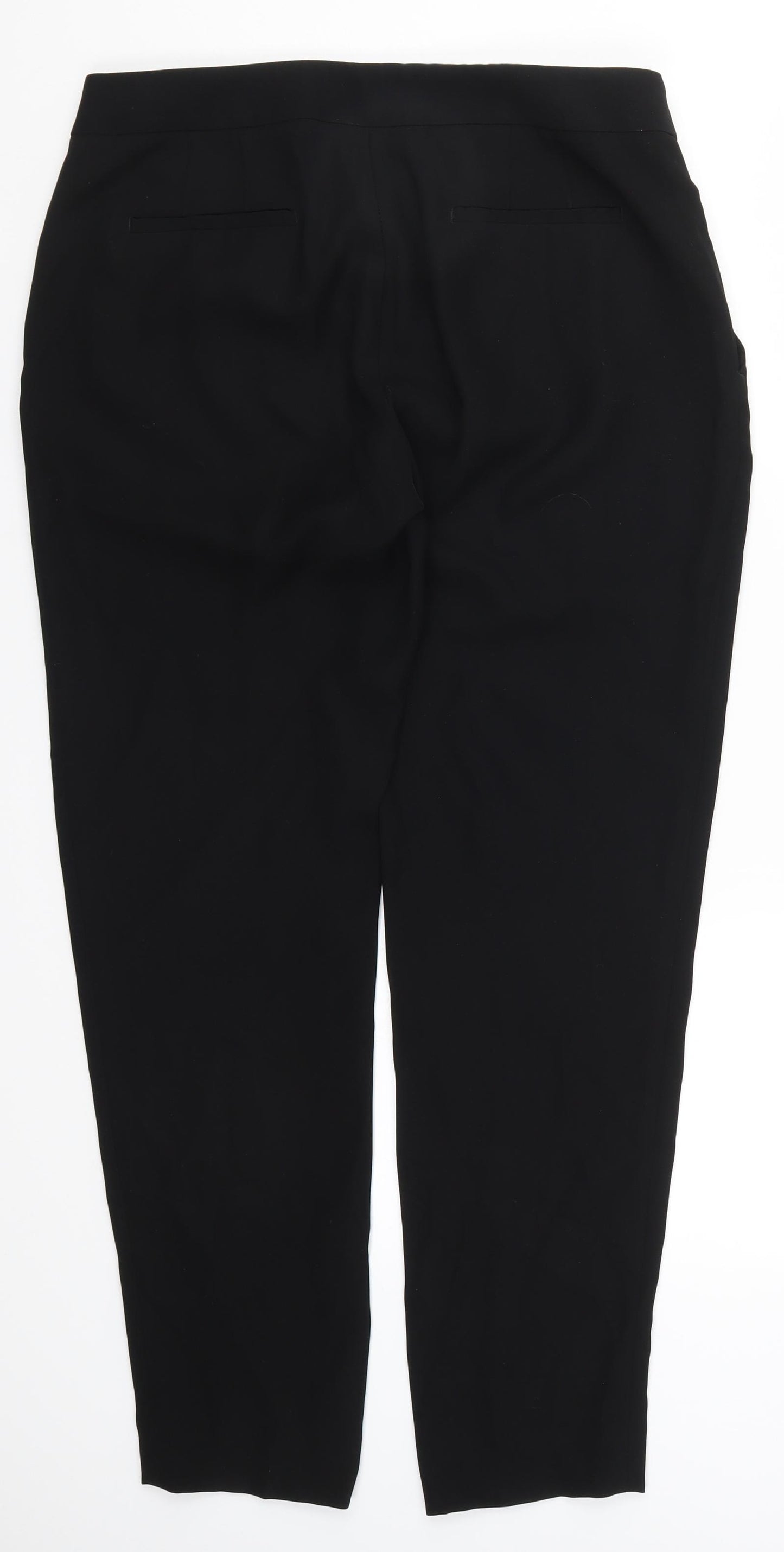 Pied A Terre Womens Black   Trousers  Size 12 L30 in