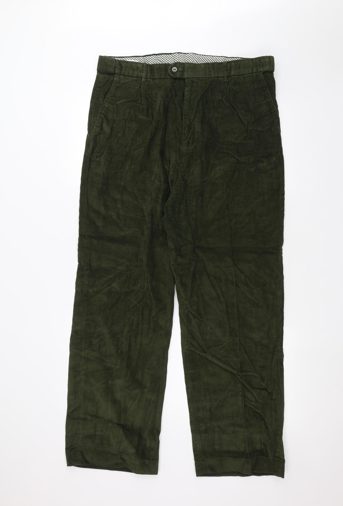Clifford James Mens Green   Straight Jeans Size 36 in L30 in