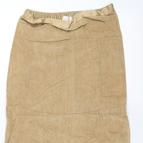 sarah Womens Brown   A-Line Skirt Size S