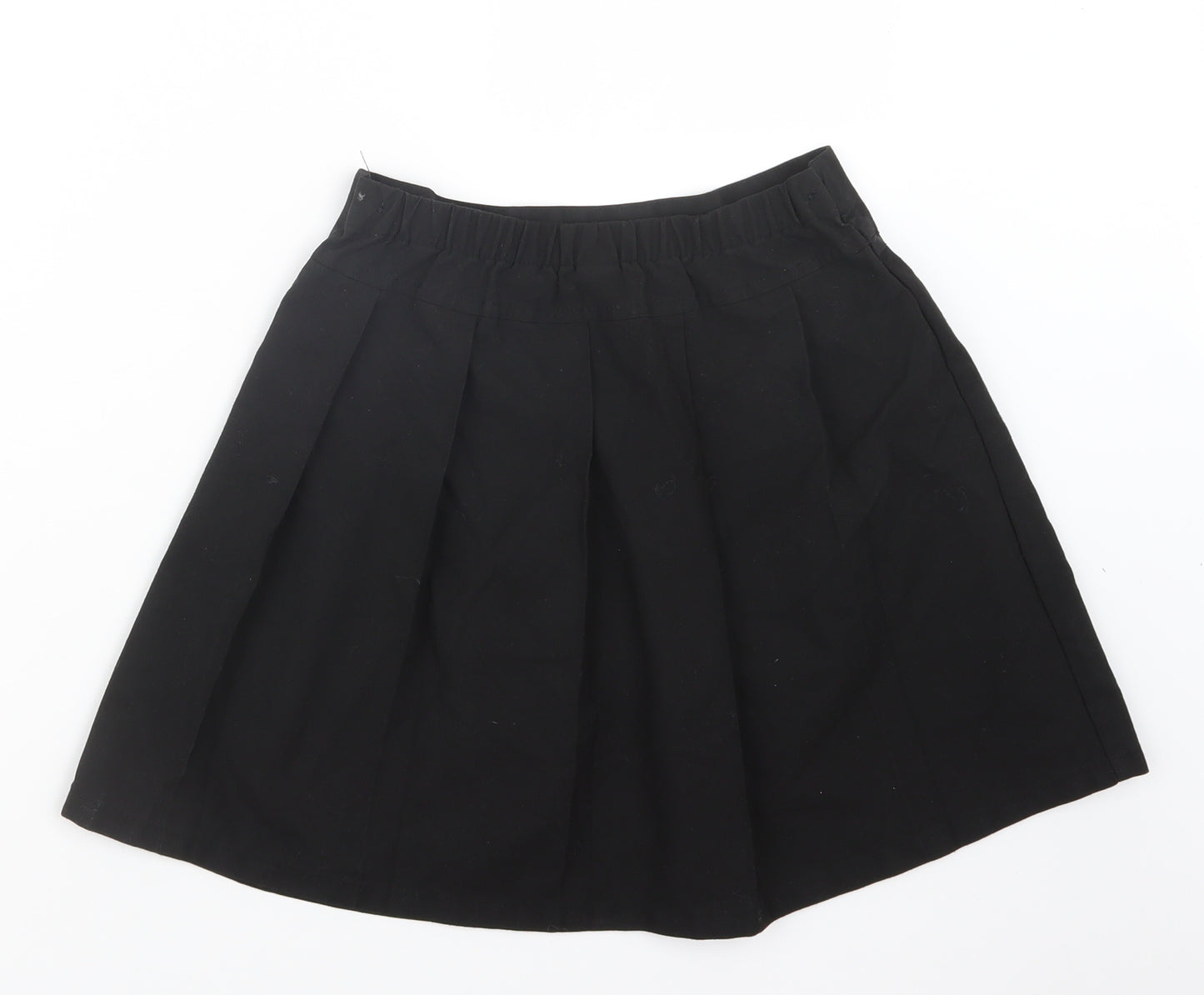 TU Girls Black   Pleated Skirt Size 9 Years