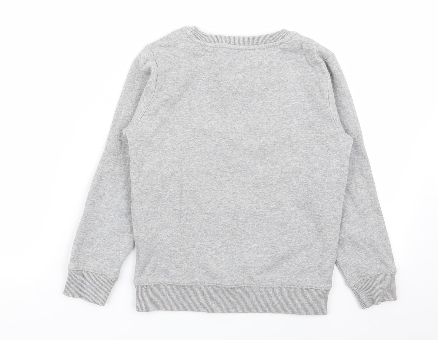 asda# Girls Grey   Pullover Jumper Size 6-7 Years