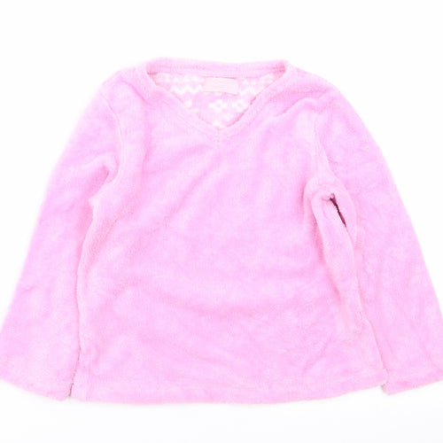 Primark Girls Pink Solid  Top Pyjama Top Size 7-8 Years