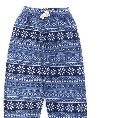 TU Girls Blue Geometric  Cami Pyjama Pants Size 7-8 Years
