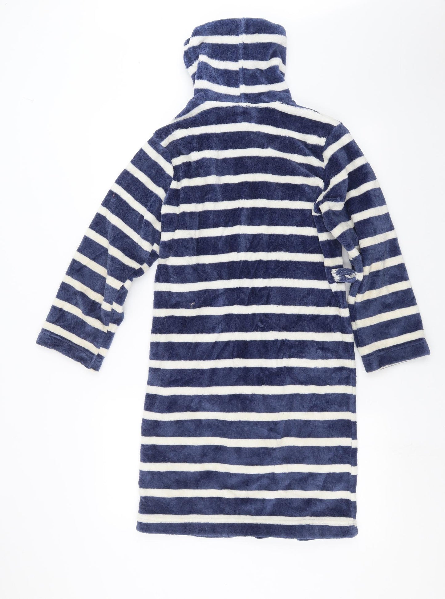 John Lewis Boys Blue Striped   Robe Size 11 Years