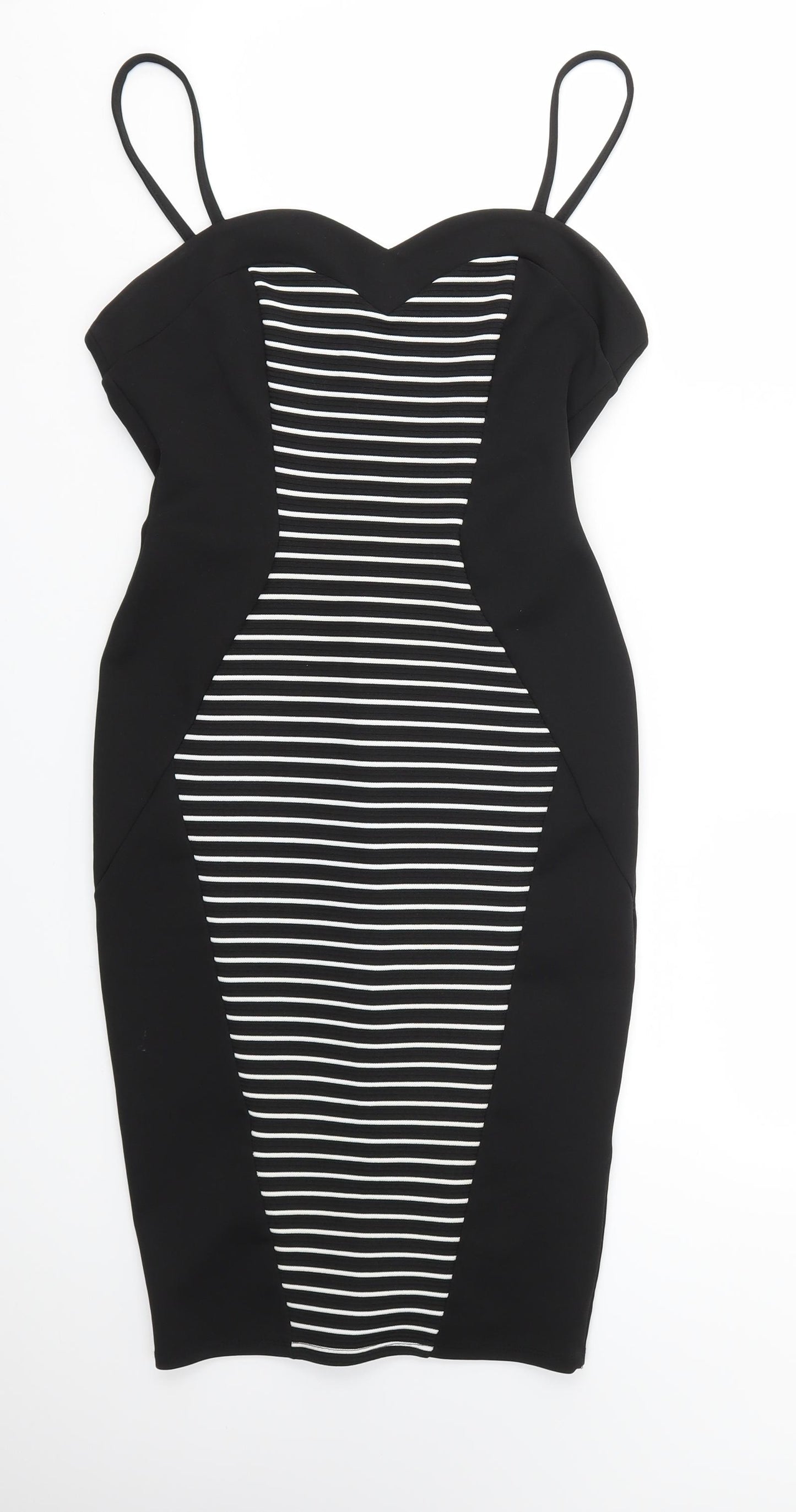 Jessica Womens Multicoloured Striped  A-Line  Size 10