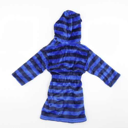 Marks and Spencer Boys Blue Striped   Robe Size 2-3 Years