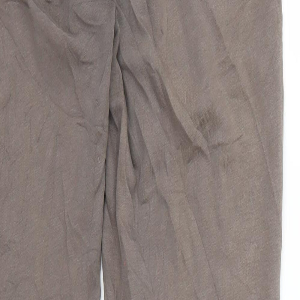 Condemned Nation Mens Brown Floral  Jogger Trousers Size S L26 in