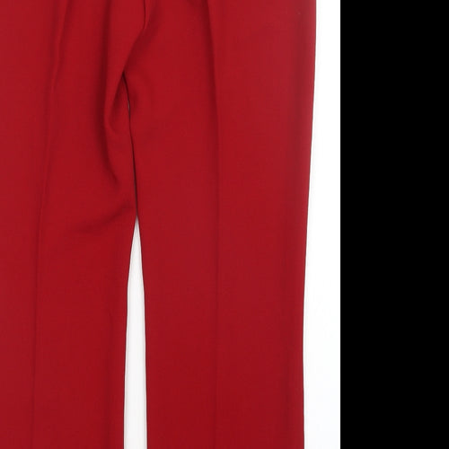 Gina Womens Red   Trousers  Size 16 L28 in