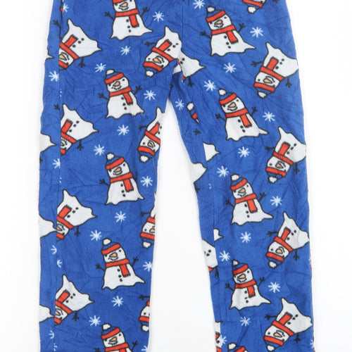 hullalaloo Boys Blue    Pyjama Pants Size 9-10 Years  - Christmas