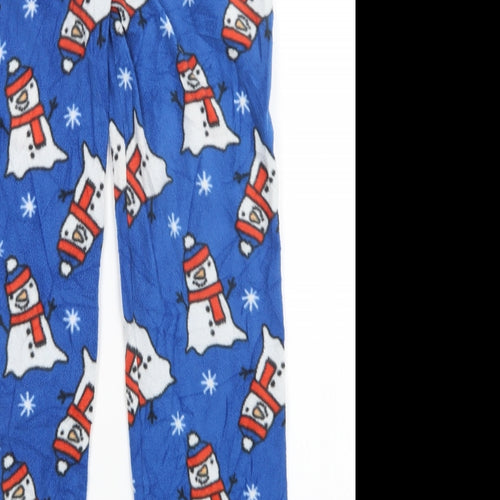 hullalaloo Boys Blue    Pyjama Pants Size 9-10 Years  - Christmas