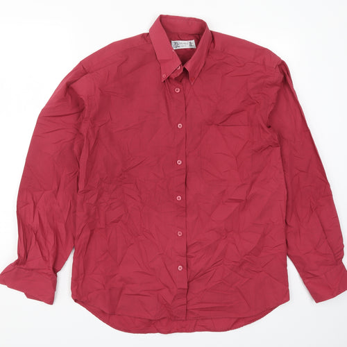 Berkertex Mens Red    Dress Shirt Size 15.5