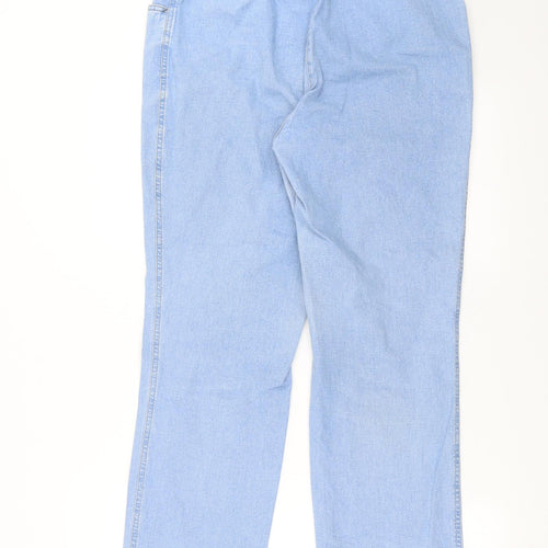 BRAX Womens Blue  Denim Straight Jeans Size 34 in L26 in