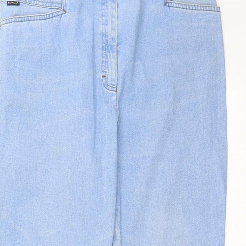BRAX Womens Blue  Denim Straight Jeans Size 34 in L26 in