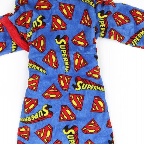 the cookie company Boys Blue    Robe Size 4-5 Years  - superman