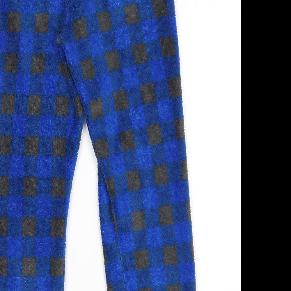Primark Girls Blue Plaid   Pyjama Pants Size 11-12 Years
