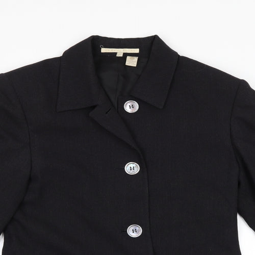 Perry Ellis Womens Black   Jacket  Size 6