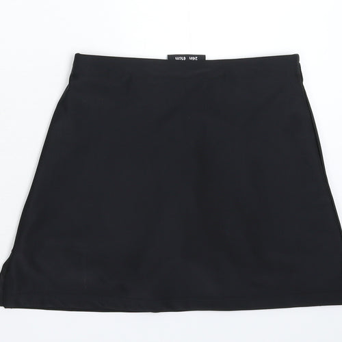 Falcon Womens Black   Mini Skirt Size 24 in