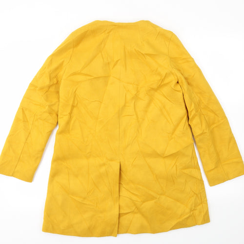 Witchery Womens Yellow Paisley  Jacket Coat Size S
