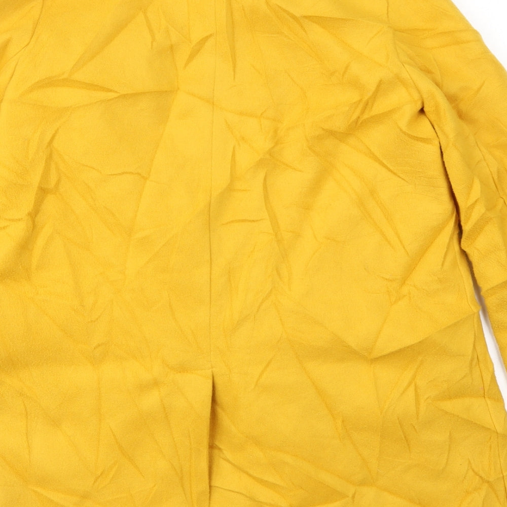Witchery Womens Yellow Paisley  Jacket Coat Size S