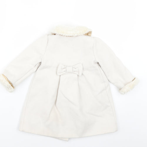 Maggie & Zoe Baby White Ikat  Basic Coat Coat Size 12 Months
