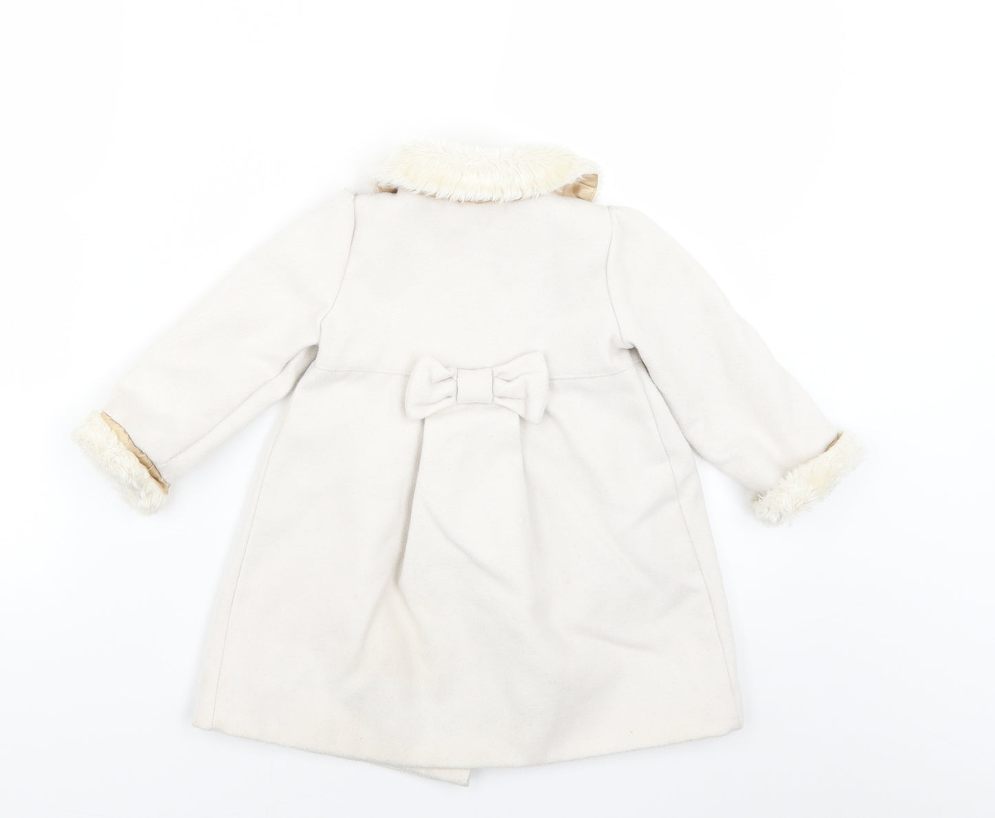 Maggie & Zoe Baby White Ikat  Basic Coat Coat Size 12 Months