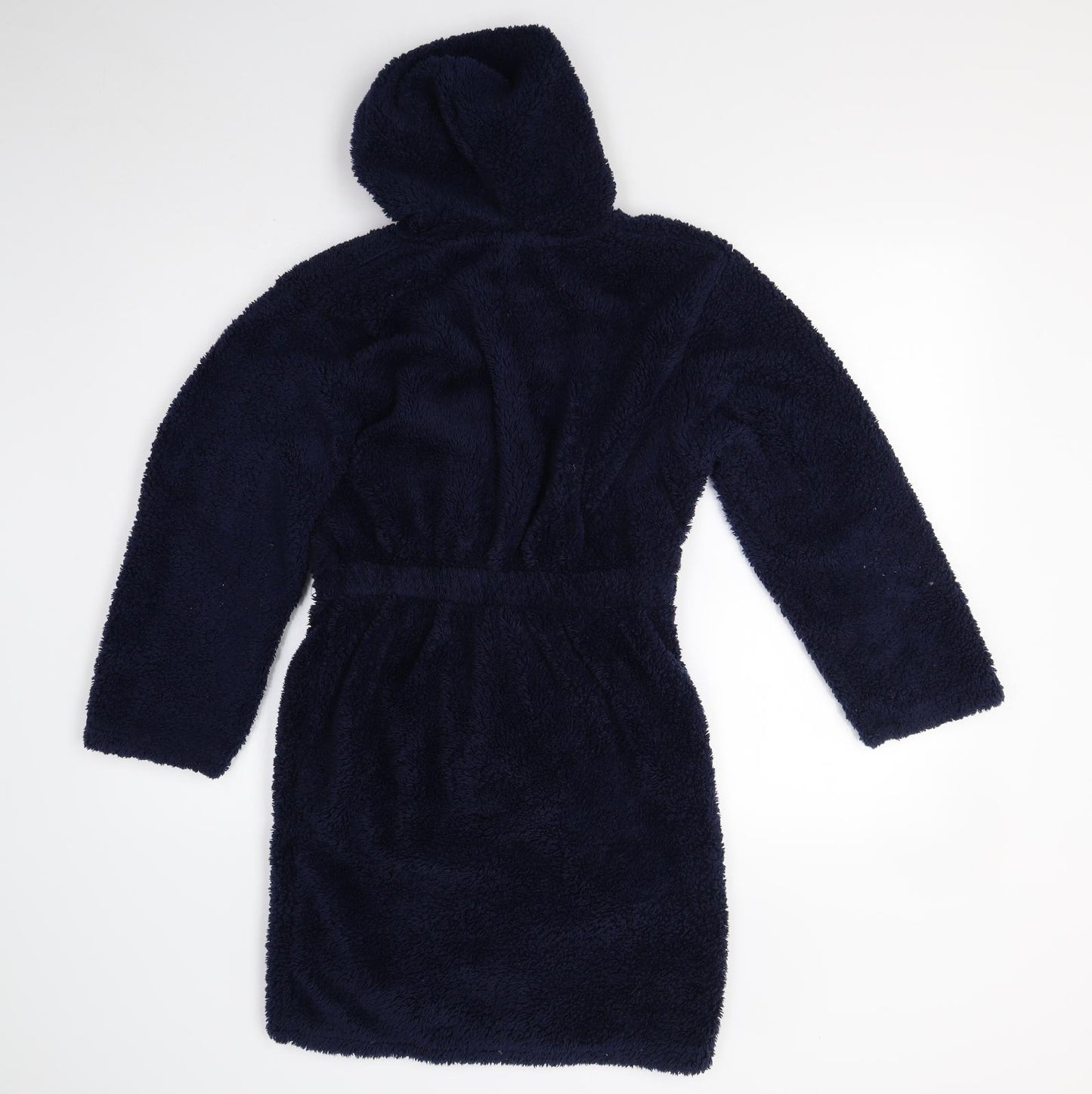 George Boys Blue Solid Fleece  Gown Size 11 Years