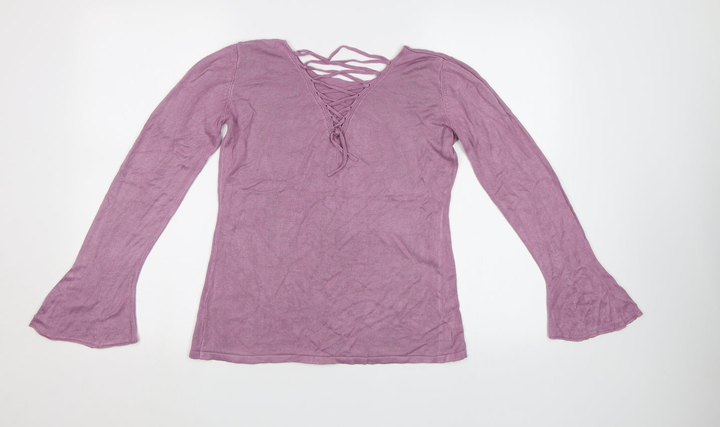 LASCANA Womens Purple   Pullover Jumper Size 10