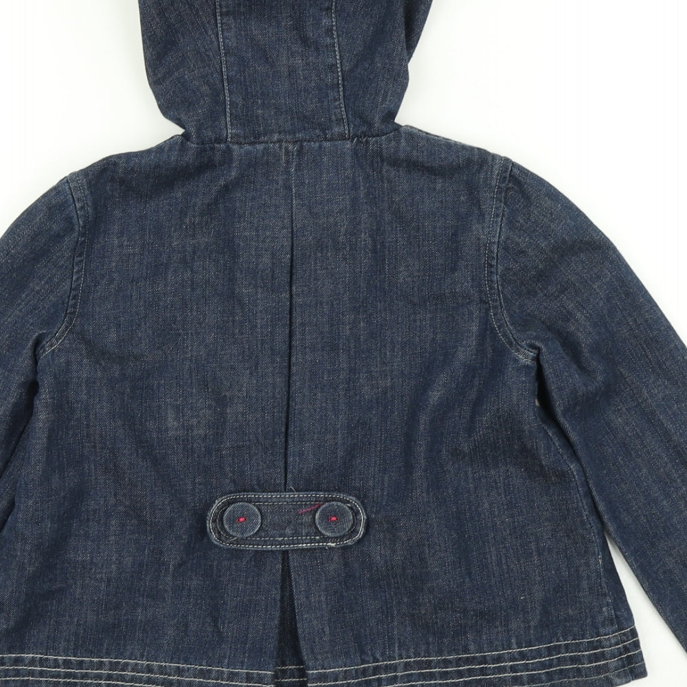 Debenhams Girls Blue  Denim Jacket  Size 9-10 Years