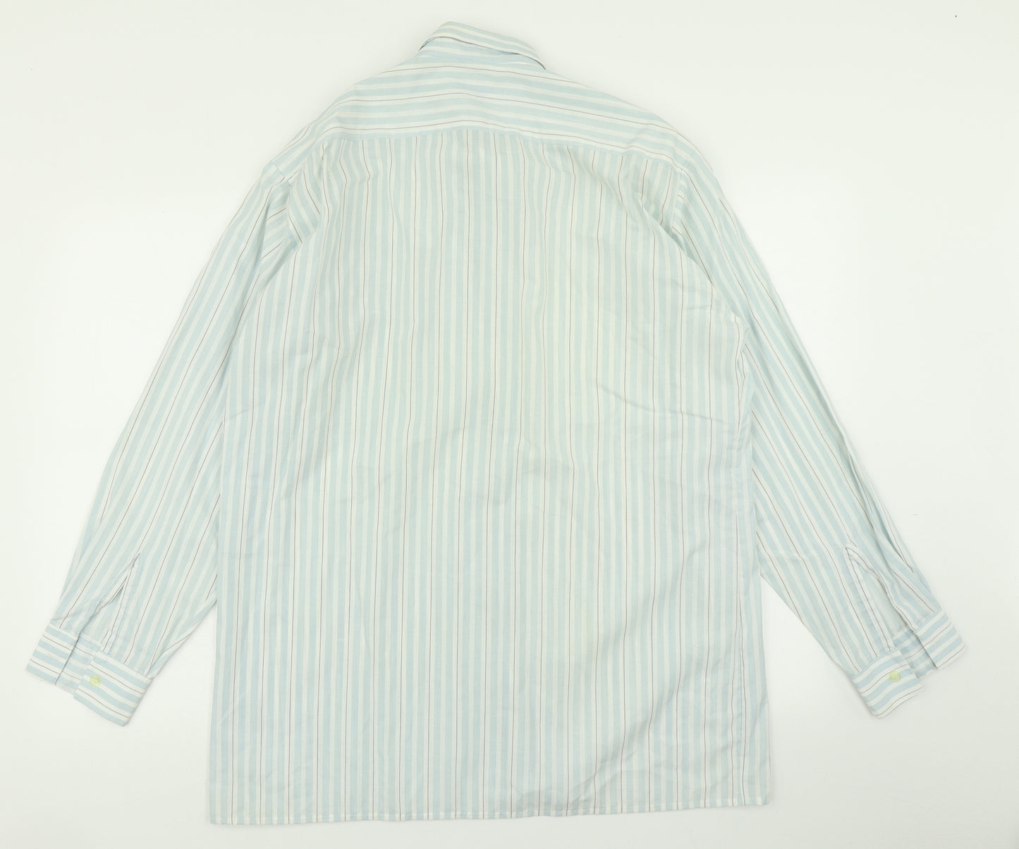 Macy's Mens Blue Striped   Dress Shirt Size 16.5