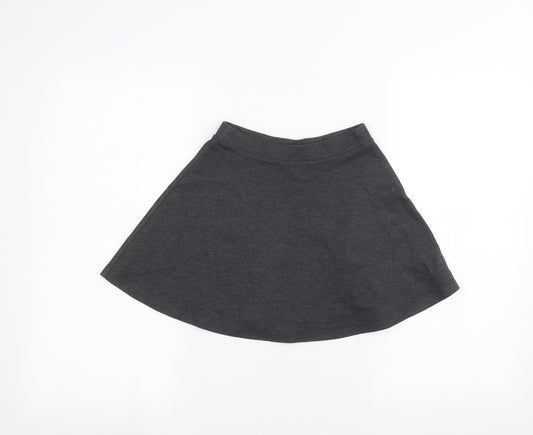 TU Girls Grey   A-Line Skirt Size 7 Years