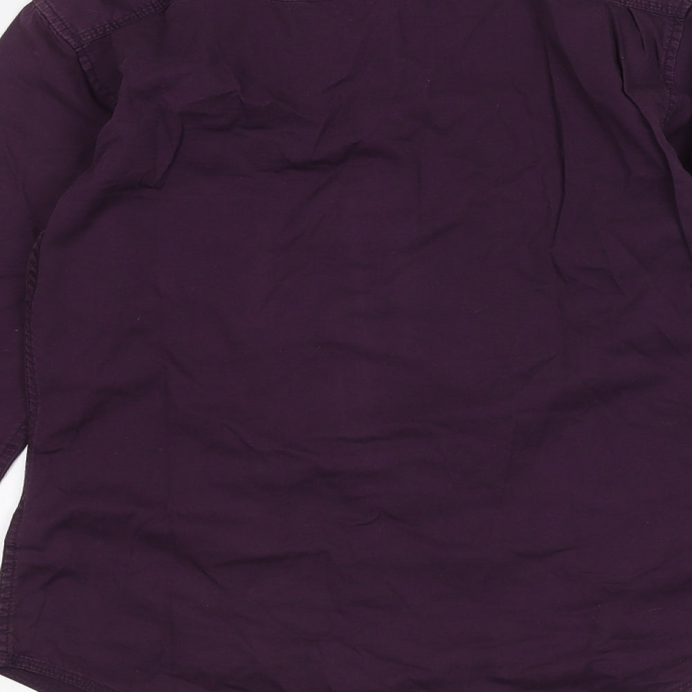 Red Herring Mens Purple    Dress Shirt Size S