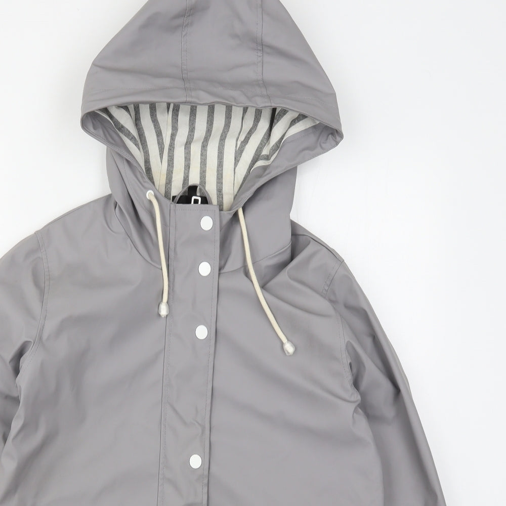 Topshop grey sale raincoat