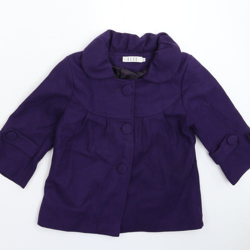 ELLE Womens Purple   Jacket Blazer Size XS