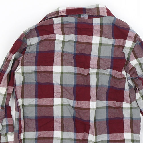 Garanimals Boys Red Check  Basic Button-Up Size 3 Years