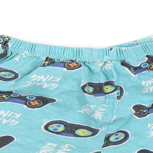 B&M Boys Blue Solid   Pyjama Pants Size 9-10 Years  - pyjama shorts