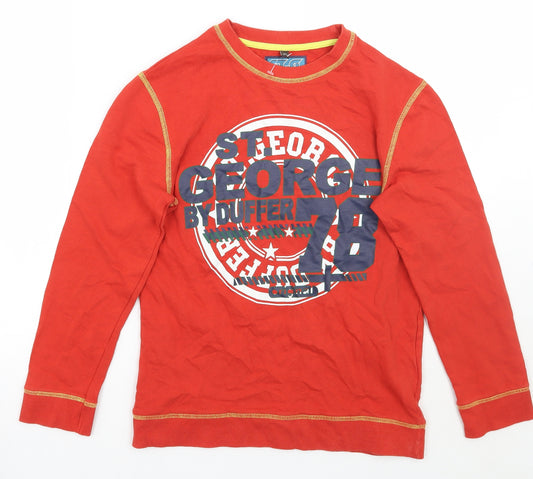 St george Boys Red   Pullover Jumper Size 11-12 Years