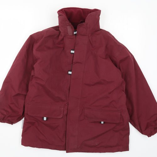 Rugged Stuff Boys Red   Basic Coat Coat Size 13-14 Years