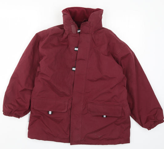 Rugged Stuff Boys Red   Basic Coat Coat Size 13-14 Years
