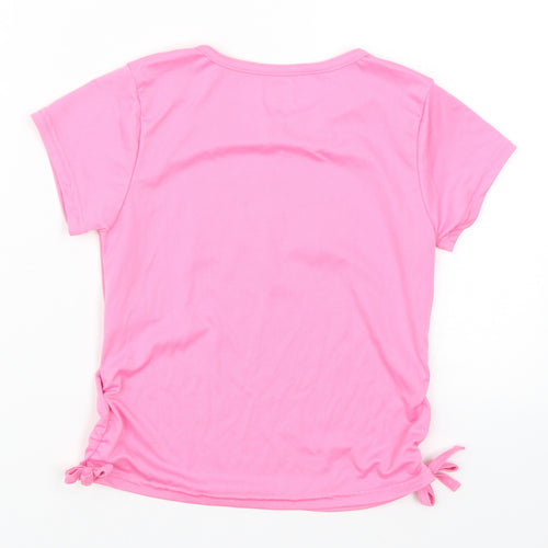 Body Glove Girls Pink   Basic T-Shirt Size 7 Years  - Heart