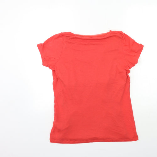 Reebok Womens Red   Basic T-Shirt Size M